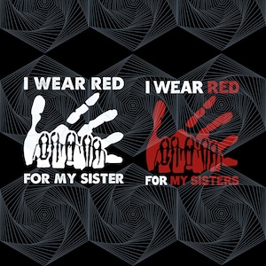 Je porte du rouge pour mes sœurs, plus de PNG, sœurs volées PNG, femmes assassinées PNG, femmes disparues, dessins amérindiens