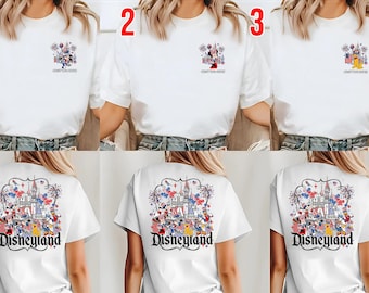 Custom Disney Mickey And Friends 4th Of July Shirt, Retro Disney 4th Of July Magic Kingdom Shirt, Independence Day Shirt SLWB21