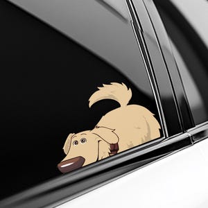 Dug Up Peeker Sticker, Dug The Dog Sticker, Pixar Up Movie Peeker Sticker, Mickey Balloon Sticker, Disney Vacation Disneyland Trip SLWQ04-05