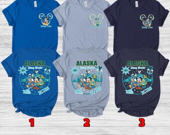 Disney Alaska Cruise 2025 Shirt, Custom Family Cruise Matching Shirt, Birthday Cruise Vacation Shirt, Mickey Wonder Cruise Trip Shirt KDLT05