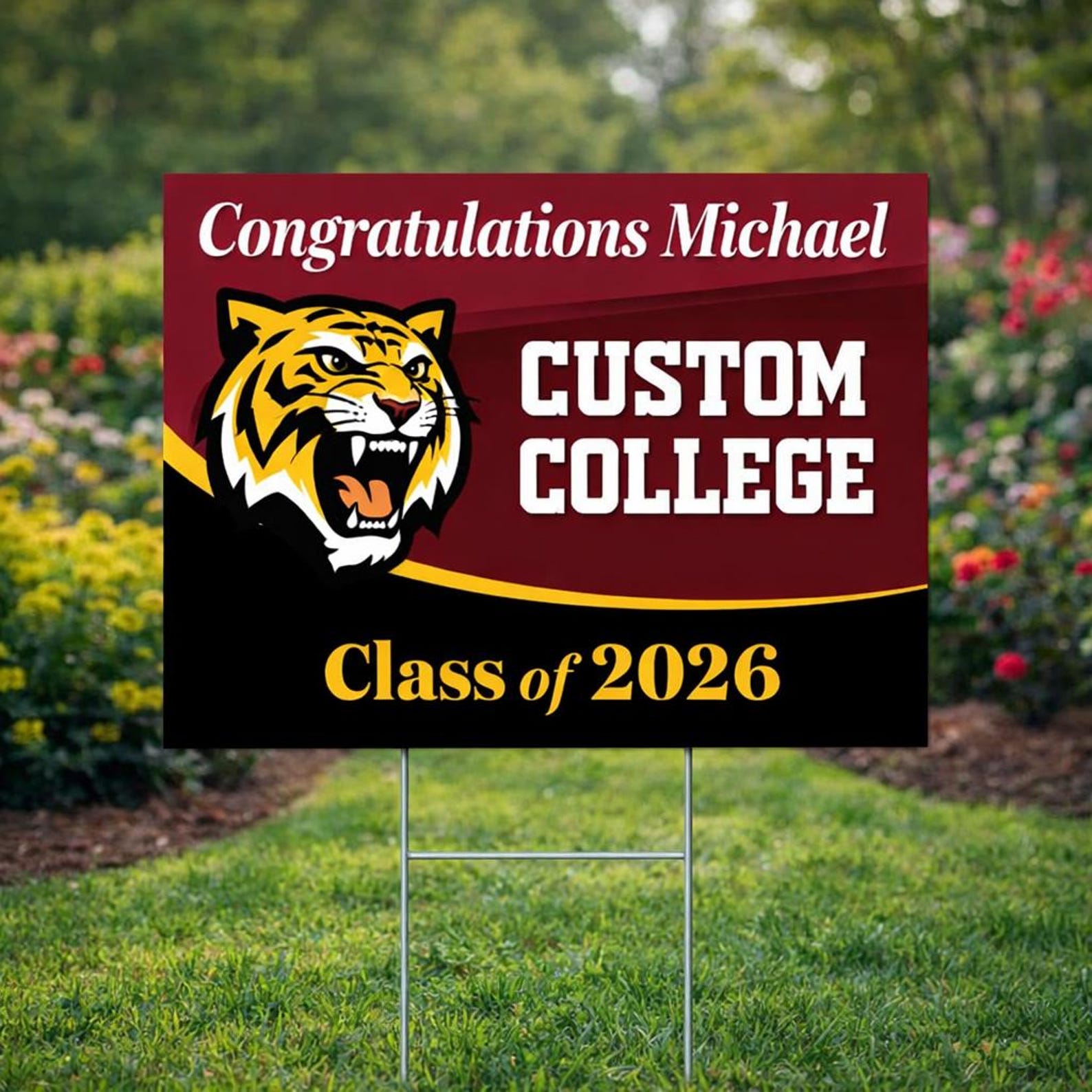 College Bound Yard Sign, Senior Graduation Sign, College Bound Gift ...