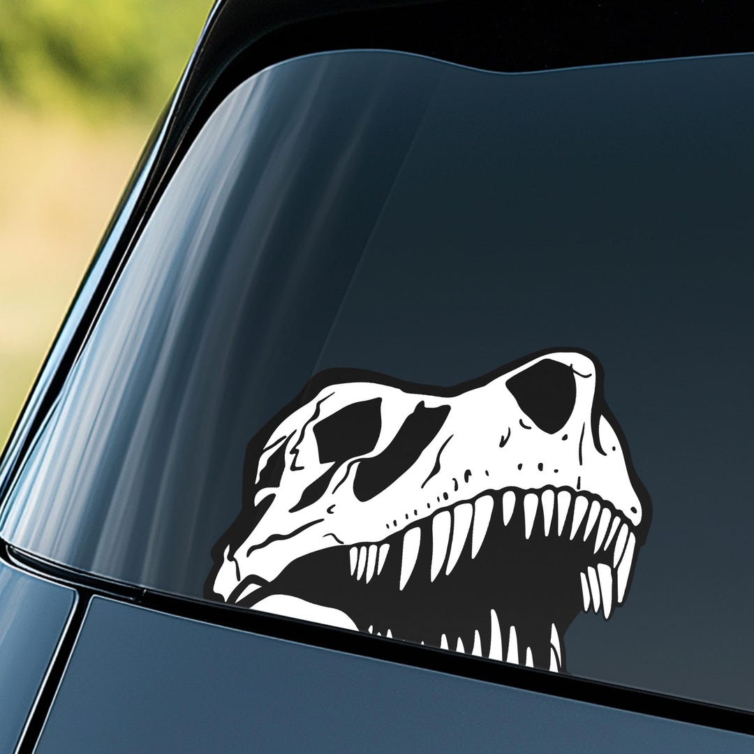T Rex Ranch Cars T-rex Ranch Peeker Peeker Sticker Car, T-rex Ranch Peekaboo Window ...