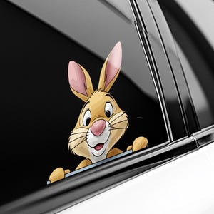 Winnie The Pooh Peekaboo Peeker Peeking Car Window Decal - Bumper Waterproof Vinyl Sticker - Disney Winnie The Pooh - Pack Stickers UNZXSK06