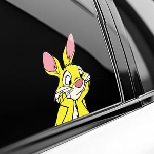 Winnie The Pooh Peekaboo Peeker Peeking Car Window Decal - Bumper Waterproof Vinyl Sticker - Disney Winnie The Pooh - Pack Stickers SLXG17