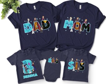 Custom Frozen Birthday Shirt, Frozen Custom Family shirt, Frozen Personalized shirt, Frozen custom family shirt outfit E1J412