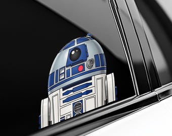 Star Wars Peekaboo Peeker Sticker - Peeking Car Window Decals - Bumper Waterproof Stickers - Pack Stickers SLXG11