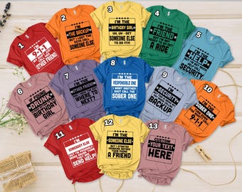 Si se encuentra borracho, por favor, devuélvalo a la cumpleañera. Camisetas para mejores amigas, vacaciones de chicas, fiesta divertida, viaje de chicas, camiseta a juego para amigas UNY401.