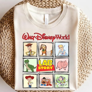 Toy Story Lab Week Shirt, Lab Story Woody Buzz Jessie Tee, Funny Science STEM Gift, Researcher Technician Coworker T-Shirt AXLJ06