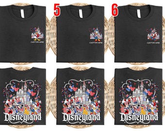 Custom Disney Mickey And Friends 4th Of July Shirt, Retro Disney 4th Of July Magic Kingdom Shirt, Independence Day Shirt SLWB21