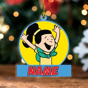 Clifford The Big Red Dog Ornament, Personalized Clifford Dog Ornament, Clifford Dog Party Ornament, Clifford Dog Ornament SKYK29