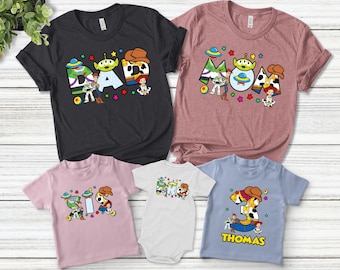 Toy Story Birthday Shirt, Custom Disney Birthday Boy Shirt, Toy Story Birthday Family Shirt, Custom Toy Story Shirt, Birthday Girl KBVF32