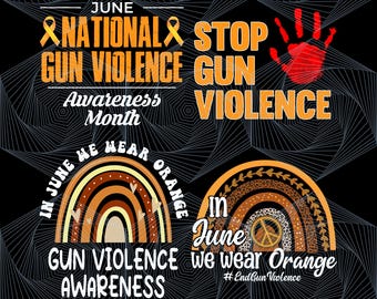 Paquete PNG "Fin a la Violencia con Armas", No Más Silencio, Día de Concientización sobre el Uso Indebido de Armas: Vestir Naranja PNG, Detener la Violencia con Armas PNG, Fin a la Violencia con Armas, En Junio Vestimos