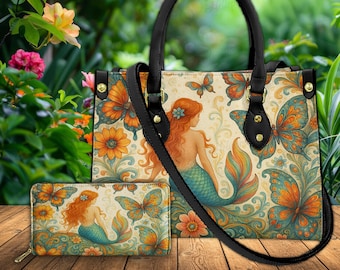 Zeemeerminhandtas: Ocean Fairycore-portemonnee