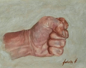 Painting of a hand #7