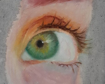 An Eye Oil Painting #23