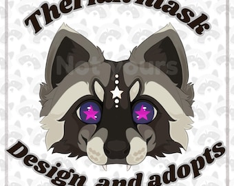 Therian mask design adopts and customs (any species/not a physical mask)