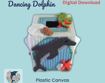 Delfin Taschentuchbox Bezug: Sea Life Plastic Canvas PDF