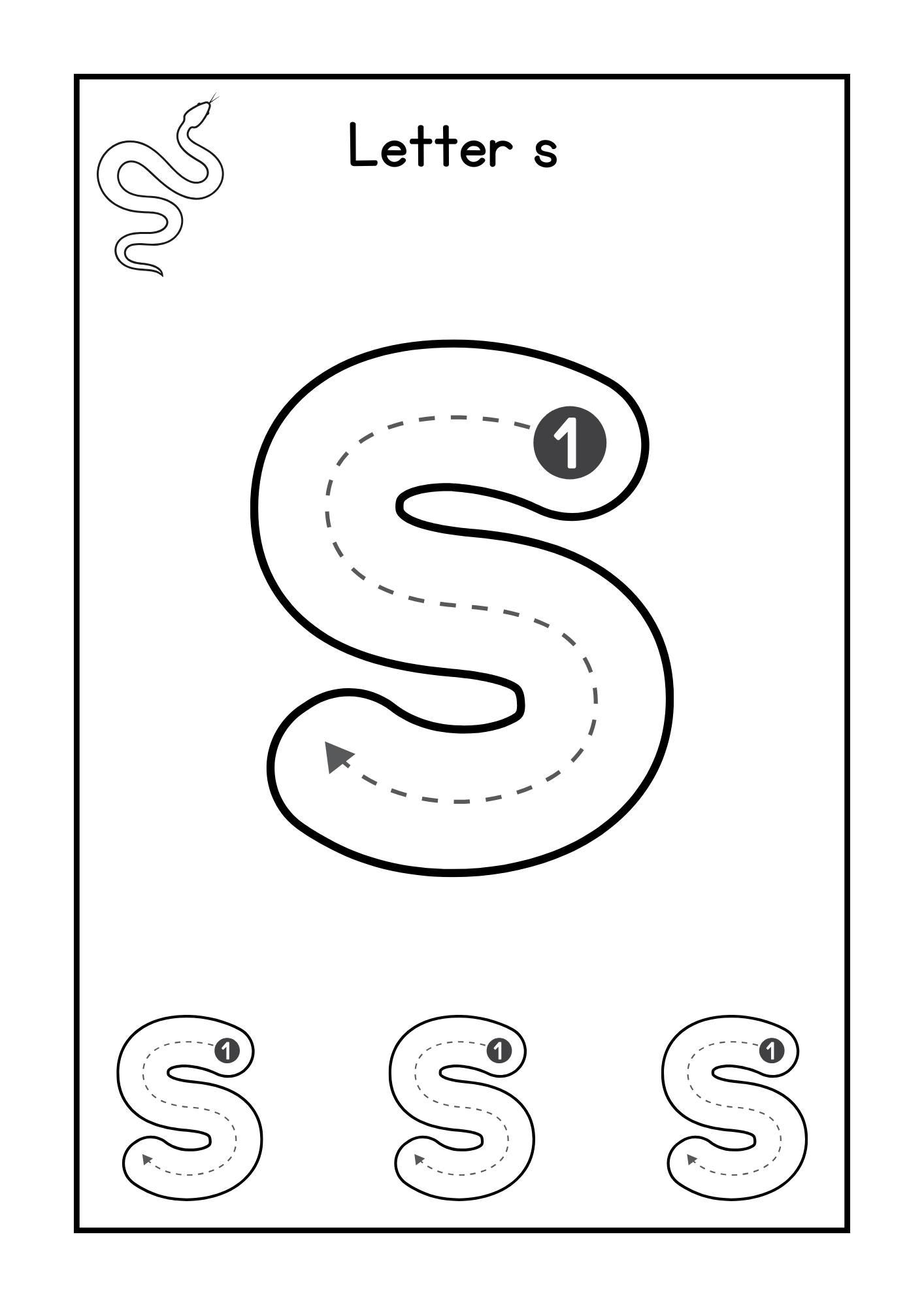 Kindergarten Alphabet Tracing Pages - Uppercase and Lowercase Letters