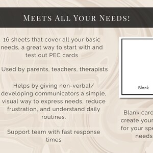 PECs Picture Communication Cards for Autism Communication pdf - Nonverbal Printable Visual Aid Flashcards for Home School or Therapy image 4