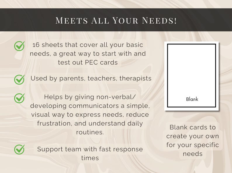PECs Picture Communication Cards for Autism Communication pdf - Nonverbal Printable Visual Aid Flashcards for Home School or Therapy image 4