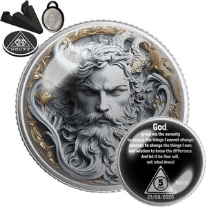BestSeller God Sobriety Coin with Faith Message | AA NA Recovery Medallion | Clean Time Milestone Gift Sponsor Sponsee | Sober Anniversary
