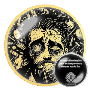 Narcoics Anonymous NA Medallion – 12 Step REcovery Münze für Clean Time Meilensteine – Geschenk für Nüchternheit