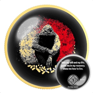 Narcoics Anonymous NA Medallion – 12 Step REcovery Münze für Clean Time Meilensteine – Geschenk für Nüchternheit