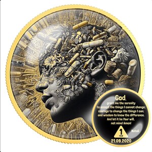 Narcoics Anonymous NA Medallion – 12 Step REcovery Münze für Clean Time Meilensteine – Geschenk für Nüchternheit