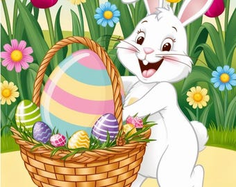 Easter Coloring Book for Kids PDF | 24 Easter Coloring Pages | Instant Download Coloring Templates | Easter Bunny & Spring | DIY Printable File