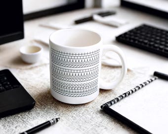 Don't Annoy Me Mug | Panoramic Coffee Mug with Hidden Saying | Funny Office Mug | Gift for Colleagues | Statement Design Mug