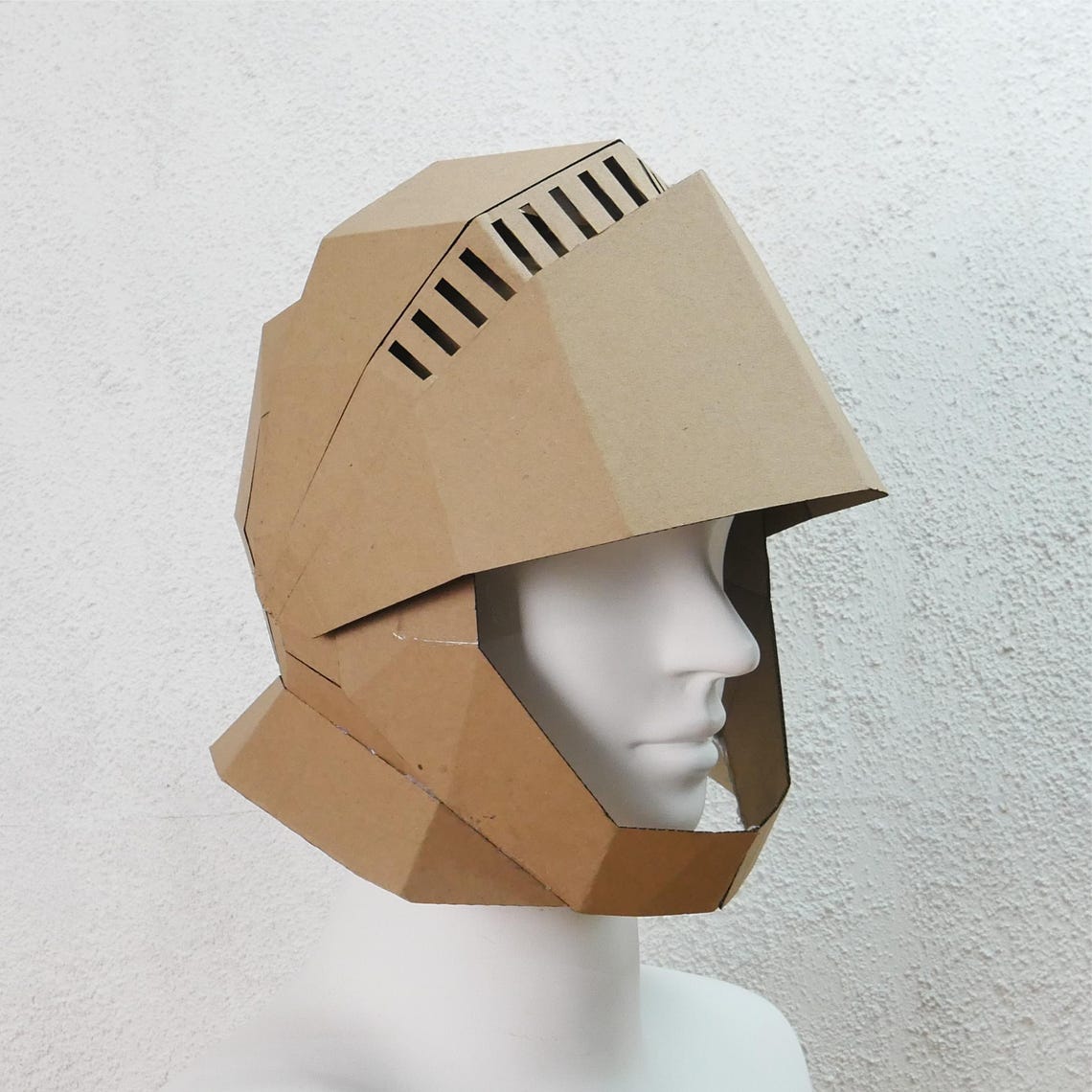 Knight Helmet Cardboard Template With Video Tutorial Printable DIY