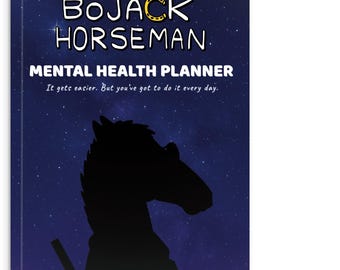 BoJack Horseman-Inspired Mental Health Planner – 64-Page Digital Journal for Anxiety, Self-Reflection & Emotional Growth (Printable PDF)