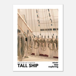 Pelican of London - Tall Ship Legacy: poster classico in carta opaca
