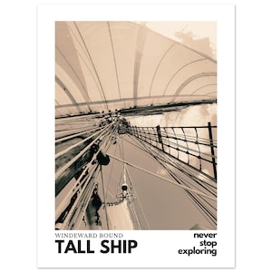 Windward Bound - Viaggio in nave alta: poster classico su carta opaca