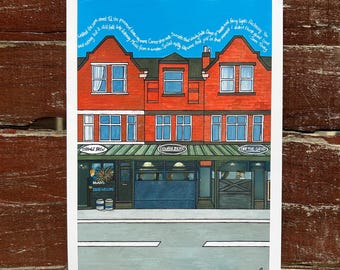 chorlton skies original art print