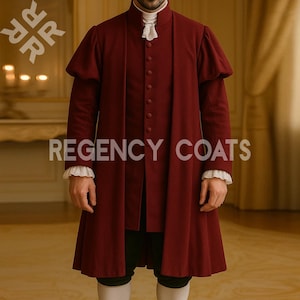 Cappotto in lana color castagna del XVIII secolo: stile nobiliare storico