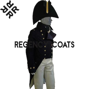 Royal Navy Captain Uniform, British Naval Admiral Coat, Military Clothing Uniform, Navy Officer Tailcoat, Captain Coat, Black Wool Tailcoat