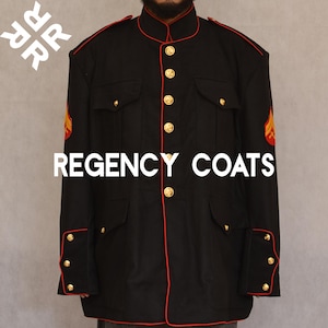 Handmade Men's British Military uniform Tunic, USMC Sergeant Uniform Jacket, British Uniform Jacket, Black wool Tunic