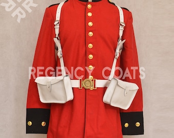 イギリス第24歩兵連隊の制服：赤いウールのズールー戦争用チュニック