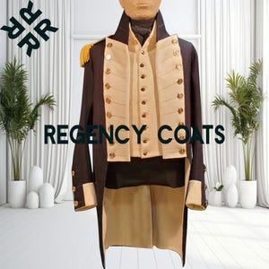 Navy Blue Wool British Lieutenant Uniform Jacket: Napoleonic War, Royal Navy