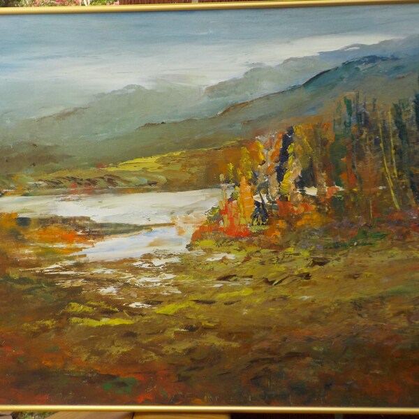 Blue Ridge Oil Painting Etsy