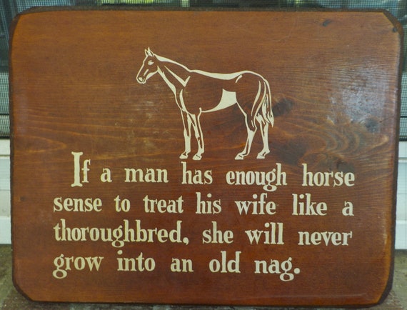 Vintage Midcentury TREAT Your WIFE Like A THOROUGHBRED