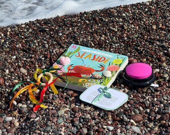 Seaside Sensory Story Set, Ocean Play Kit, Toddler Learning Sack