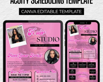 Acuity scheduling template hair stylist, Acuity scheduling template, Booking site template hairstylist, Acuity scheduling template, Website