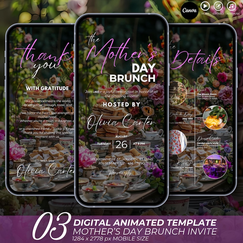 Mother's Day Picnic Invitation,Digital Mother's Day Brunch invite,Editable Invite,Whimsical Picnic Invite,Text Invitation,Mothers Day Flyer