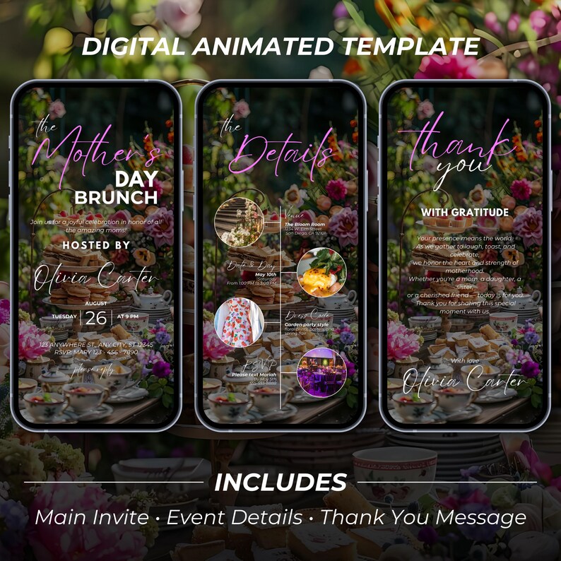 Mother's Day Picnic Invitation,Digital Mother's Day Brunch invite,Editable Invite,Whimsical Picnic Invite,Text Invitation,Mothers Day Flyer