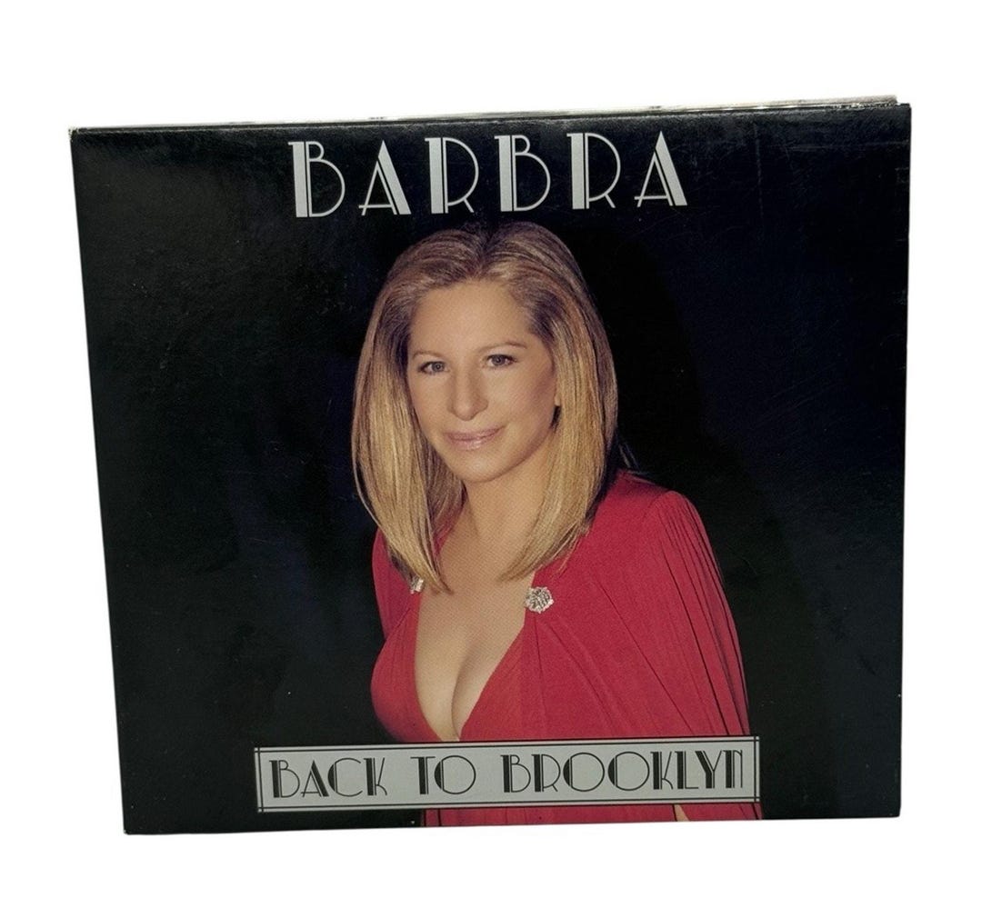 Barbra Streisand Back to Brooklyn CD 2013 Columbia Records Live