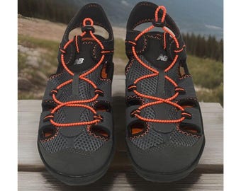 New Balance Kids Adirondack K2029BON Gray Drawstring Casual Sandals Size G5W
