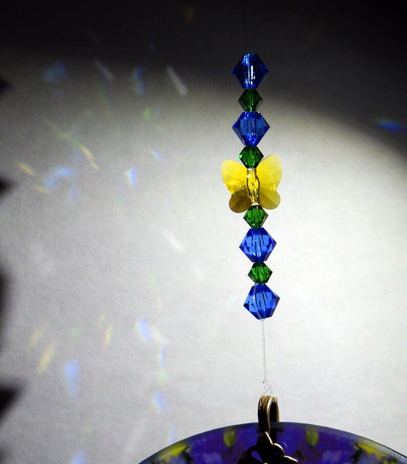 Glass Suncatcher Decor Home Ornament Garden Art Etsy