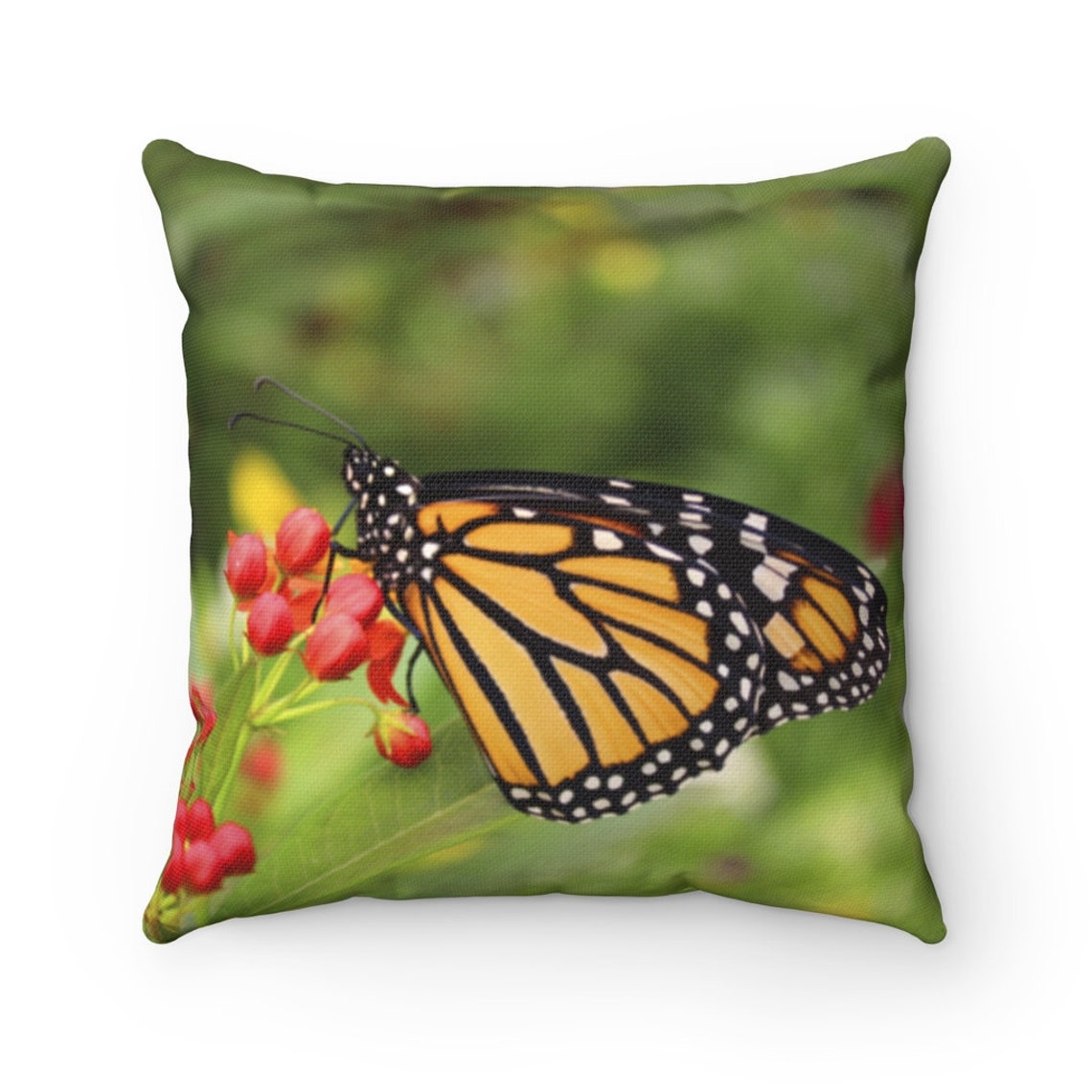 Monarch Butterfly Throw Pillow Floor Pillow Decorative Pillows Etsy